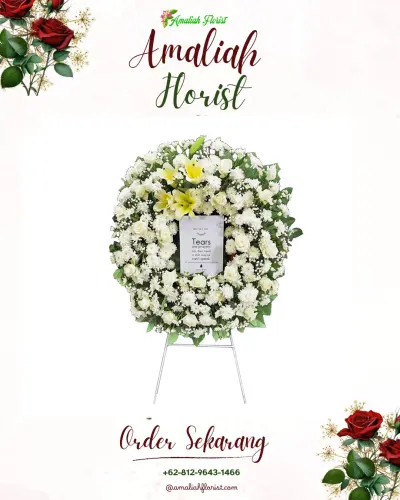Krans Bunga Duka Cita di Bontang Lestari